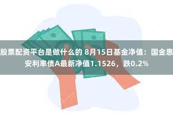 股票配资平台是做什么的 8月15日基金净值：国金惠安利率债A最新净值1.1526，跌0.2%