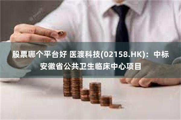 股票哪个平台好 医渡科技(02158.HK)：中标安徽省公共卫生临床中心项目