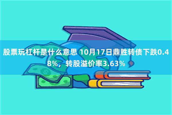 股票玩杠杆是什么意思 10月17日鼎胜转债下跌0.48%，转股溢价率3.63%